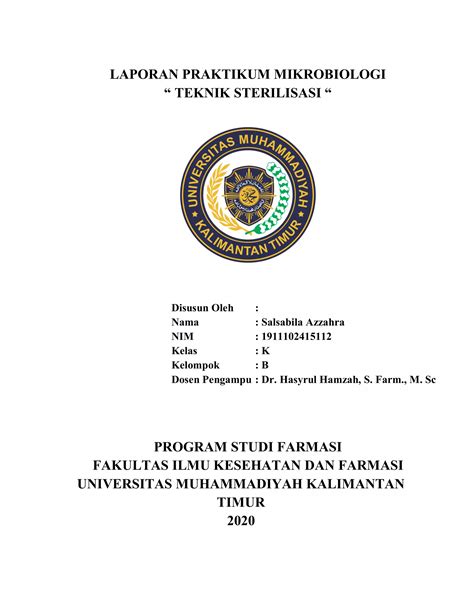 laporan autoclave|laporan praktikum sterilisasi pdf.